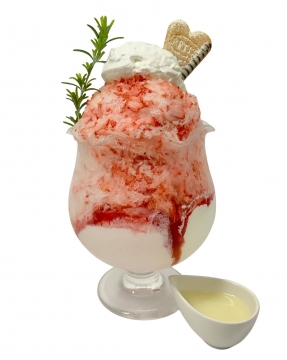 【季節限定】苺たっぷり！さぬき姫と練乳ホイップのかき氷を開く