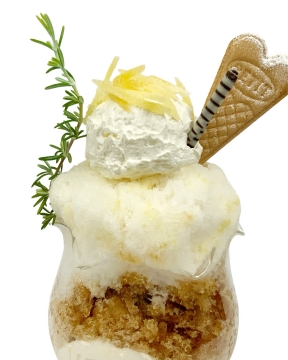 【期間限定】黄金生姜とアッサムティーのかき氷を開く